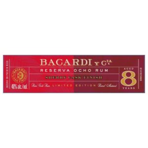 Bacardi Reserva Ocho Rum Sherry Cask Finish