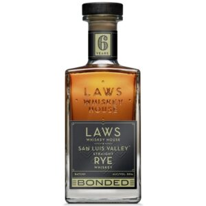 Laws San Luis Valley Straight Rye Bottled in Bond 6 Years